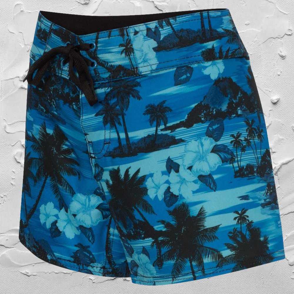 Burnside Womens Stretch Diamond Dobby Board Shorts